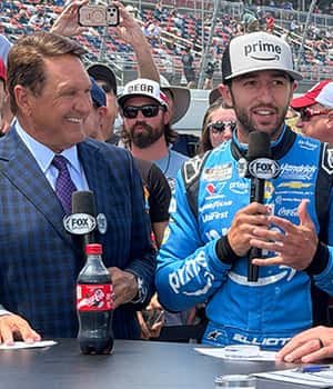 Chase Elliott On FOX NASCAR with Chris Myers