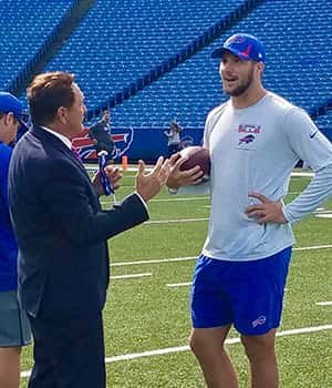 Josh Allen Interview with Chris Myers